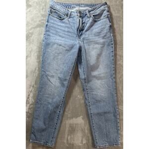 Old Navy Jeans Womens 10 OG Straight Secret Smooth Pockets Lt. Wash Retro Casual